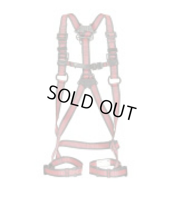 画像1: AZAS-LRE （メーカー欠品中要納期確認）ハーネスZA ライン赤 S  TJMデザイン(タジマ) 4975364261281