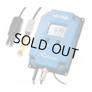 画像: HI991404 壁掛け式pH/EC/TDS/℃指示計 グロチェック コンボ  HANNA（ハンナ）