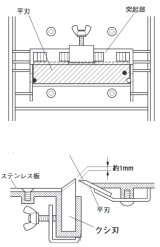 画像: 4580269057343 DM-91D-k-3mm DM-91D用　クシ刃　3.0mm x 3.0mm ドリマックス