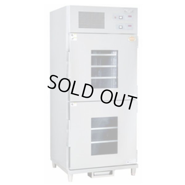 画像1: NBEC-420G セパレート型冷蔵・遠赤外線温蔵庫(片面扉)　温蔵:230L 冷蔵:190L アンナカ ニッセイ