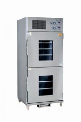 画像: NBEC-420GR セパレート型冷蔵・遠赤外線温蔵庫(両面扉)　温蔵:250L 冷蔵:205L アンナカ ニッセイ