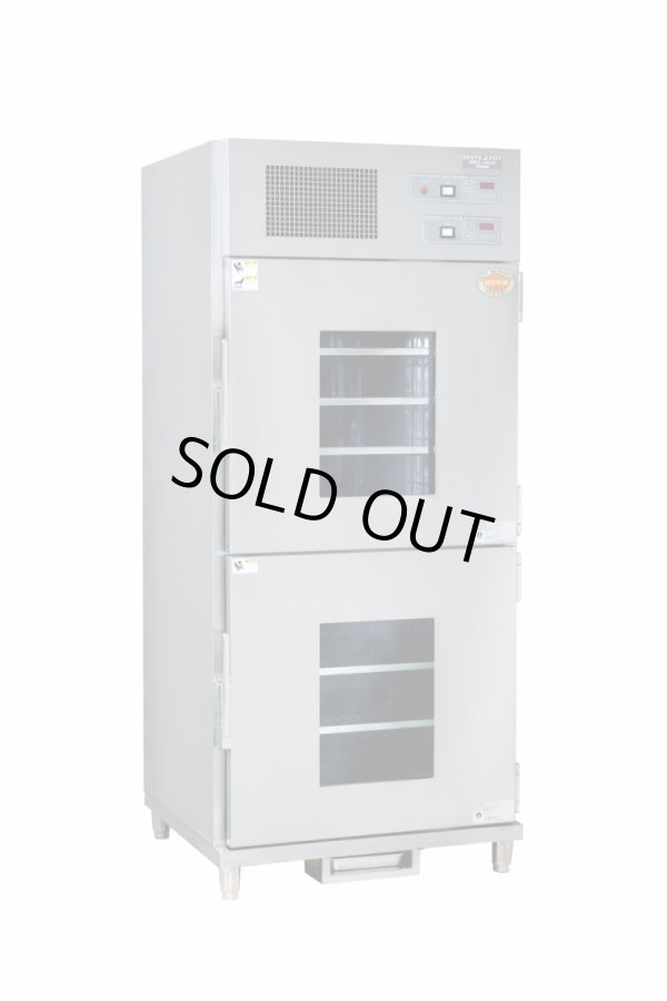 画像1: NBEC-420GR セパレート型冷蔵・遠赤外線温蔵庫(両面扉)　温蔵:250L 冷蔵:205L アンナカ ニッセイ