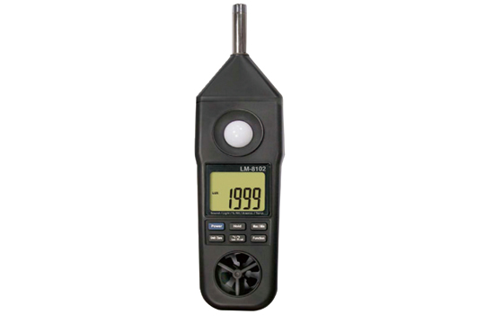 画像1: LM-8102  マルチ環境測定器 マザーツール 【送料無料】騒音計・照度計・風速計・温度計・湿度計の合計5つの要素が1台で測定できるマルチ環境測定器 マザーツール
