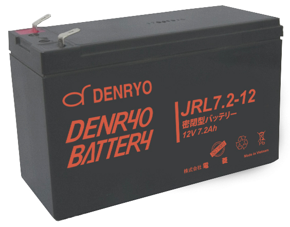 画像1: JRL7.2-12 DENRYO BATTERY 産業用鉛蓄電池 電菱（DENRYO)