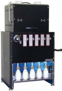 画像1: GNT-5-13A ガス式酒燗器 GNT-5 13A 26402222 タンク式(８升)　５本取