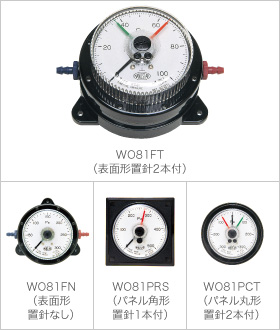 画像1: WO81FT+-2E マノスターゲージ manostar 山本電機製作所